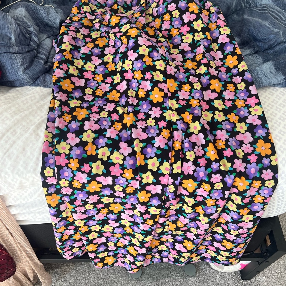 Floral Women's Skirt - Multicolor